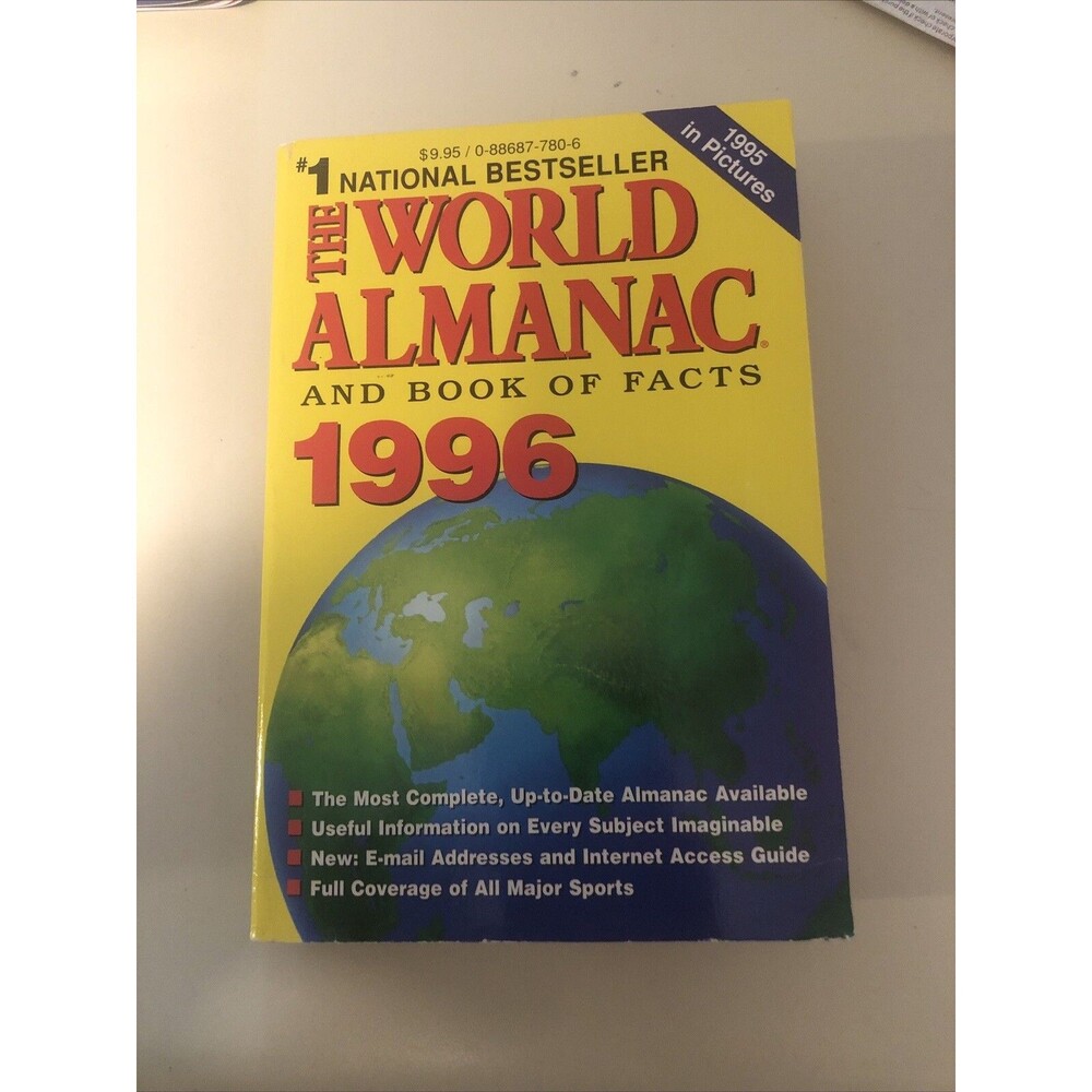 Vintage The World Almanac and Book of Facts, 1996 Paperback